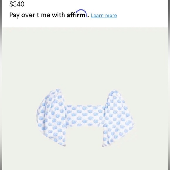 Caroline Constas Nova Puff-Sleeve Bikini Top SMALL - Picture 7 of 7